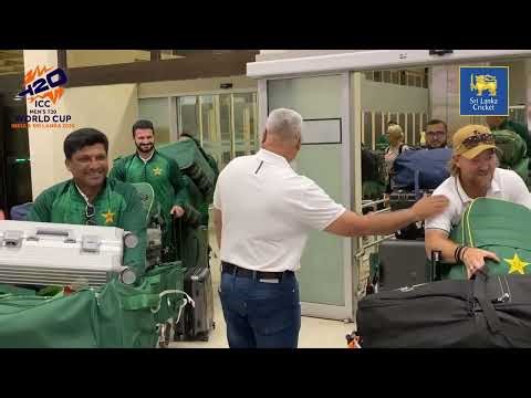 Pakistan Team Arrival | ICC Men's T20 Cricket World Cup 2026 | #srilankacricket
