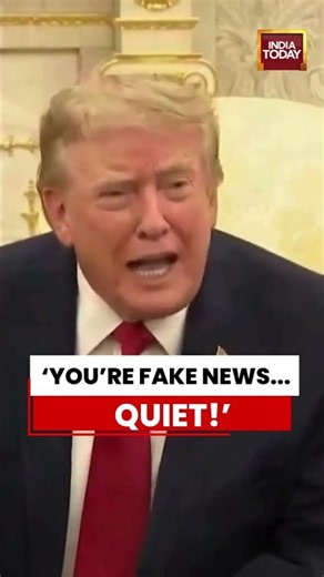 Trump Clash With CNN: ‘You’re fake news... quiet’: Trump lashes out at CNN reporter #trump #cnn