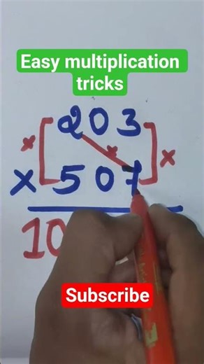 Easy way of fast multiplication😊#maths#mathtricks #mathstricks #mathematics #trendingtricks #puzzle