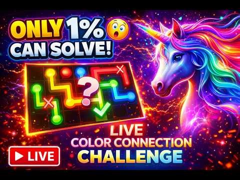 🤯Unlimited 😍 Fun & Brain Game 🧠 Color Connection LIVE!