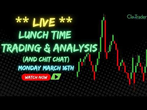 3/16/26 - LIVE Trading and Market Analysis! (come hang out!)