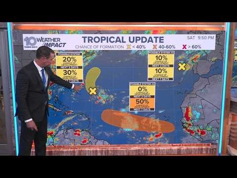 10 Tampa Bay Weather: Sunday tropics update; August 20, 2026