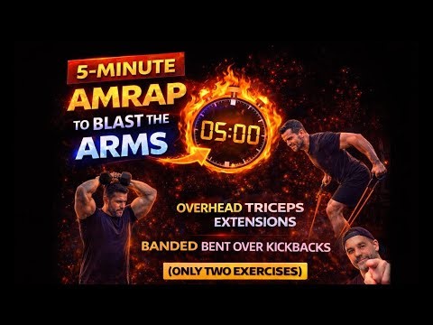 The 2-Move Triceps Combo That TORCHES Your Arms in 5 Minutes (Try to Finish This AMRAP)