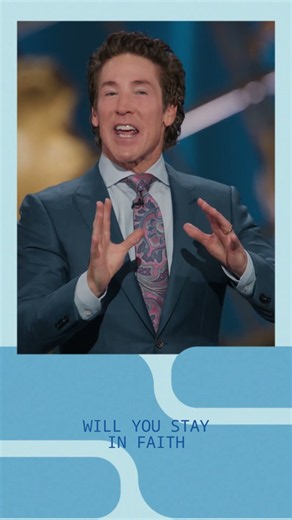 God is Working in the Unseen Faith Without the Evidence | Joel Osteen