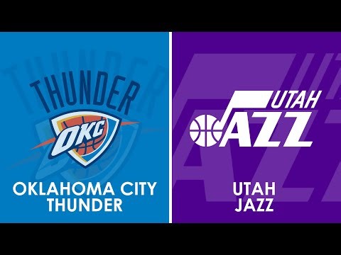 Oklahoma City Thunder vs Utah Jazz NBA Live Scoreboard