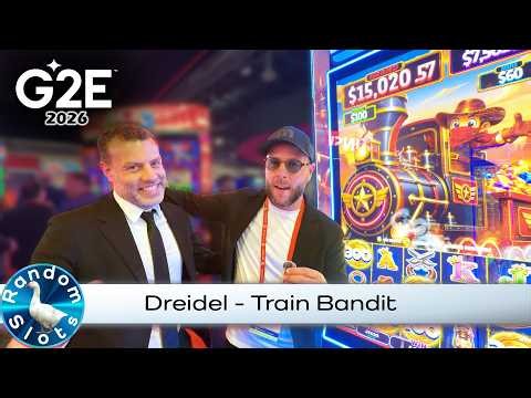 #G2E2026, Dreidel, Train Bandit, Slot Machine Preview