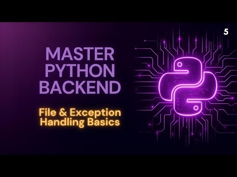 5 - File & Exception Handling | Kernels with #python