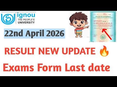 IGNOU JUNE 2026 EXAM FORM THEORY RESULT UPDATE #livestream