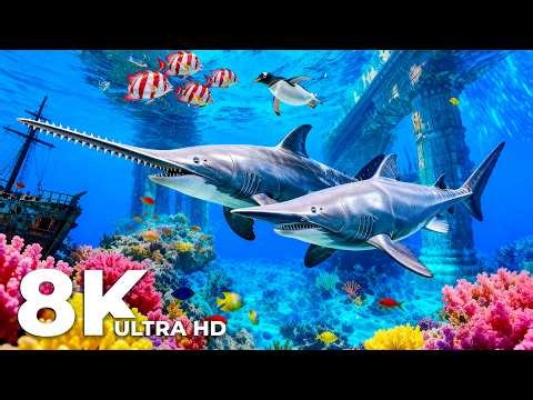 Ocean Aquarium 8K 🌊 Underwater World – Soothing Ocean Scenes for Relaxation