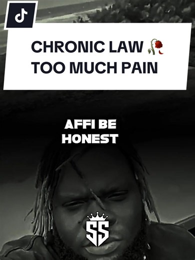 Chronic Law - Too Much Pain (Lyrics Video) 🥀