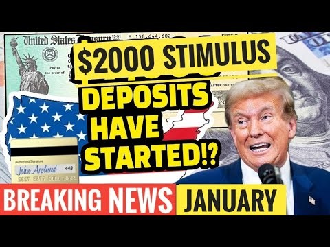 NEW🔥BREAKING 📈$2000 Stimulus Checks💰Sent Out Immediately if?🎉+Social Security JANUARY Pay SSI,SSDI?✅