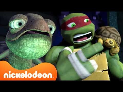 Raphael’s Pet Turtle Turns Into a MUTANT! 😱 | TMNT 2012 | Nickelodeon UK