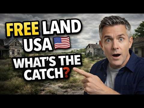 10 US Towns Giving Away FREE LAND in 2026 (There's Always a Catch)