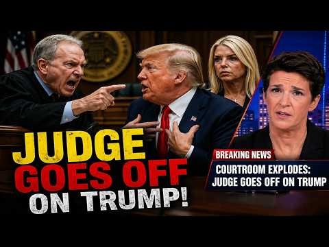 1 HOUR AGO: TRUMP UNDER FIRE as Judge EXPLODES Over Bombshell Bondi Leak!
