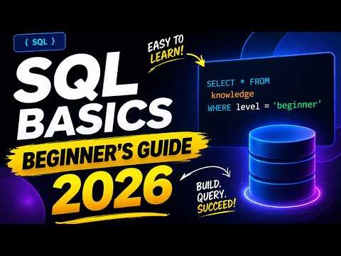 SQL Basics in 12 Minutes | A Complete Beginner's Guide 2026