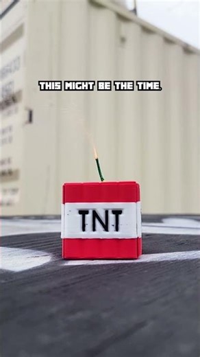 1️⃣ Minecraft. 2️⃣ Explosives. 3️⃣ Profit??? ⛏️🌳