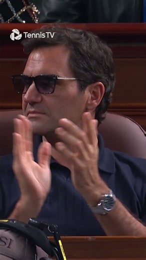 Federer LOVED This One 👏