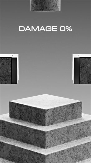 0% vs 100% Hydraulic Press Damage 3D Soft Body Simulation #blender3d #3dart #3danimation #satisfying