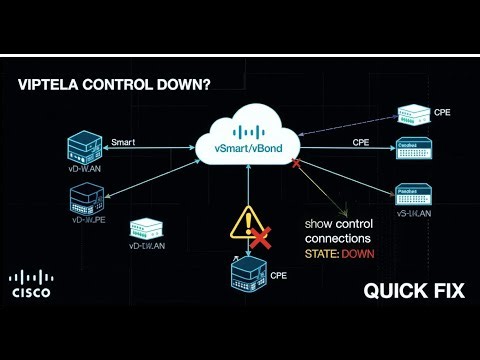 Resolve Viptela control connection problems in minutes—watch this video.