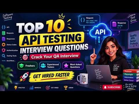 💯 Top 10 API Testing Questions Every Tester Should Know in 2026