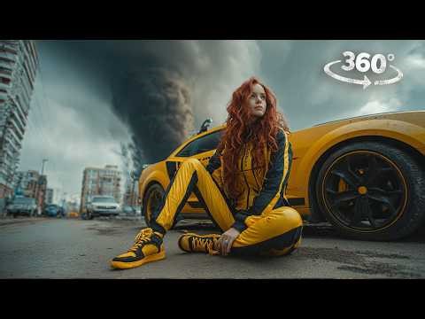 VR 360 TRAPPED! Tornado & Tsunami Car Accident - Can You Survive? Virtual Reality
