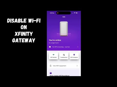 How To Disable Wi-Fi and enable Bridge Mode on Xfinity Gateway
