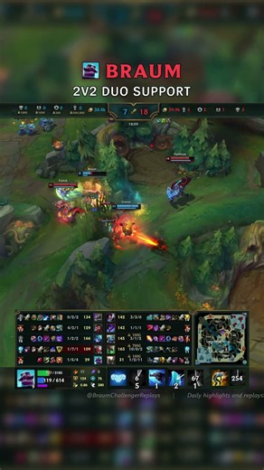 Braum + Graves 2v2 DUO SUPPORT | VN Master Patch 26.21 #shorts