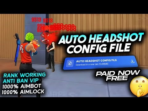 Free Fire Auto Headshot Config File 🎯😈 Macro Aimbot + No Recoil Regedit 😈 Antiban VIP Script