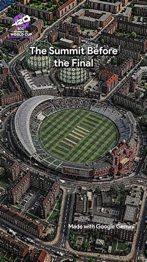 The excitement keeps building as The Oval hosts #T20WorldCup semi-finals 🙌Made with Google Gemini