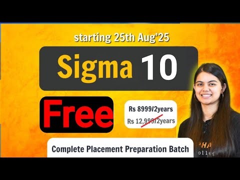 Day 2 Sigma 10 FREE Course 🚀 Web Development + DSA in Java by Sraddha Khapra | Apna College 2026