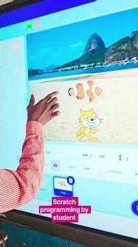 scratch programming by student. #programming #computerscience ‪@scienceandfun‬ #computereducation