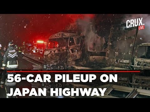 LIVE | Deadly Car Pileup Triggers Fire on Japan’s Kanetsu Expressway, Many Injured