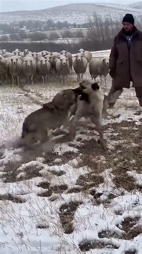 Kangal Dog vs 3 Wolves: The Ultimate Livestock Guardian! 🐺🐕