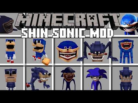 Minecraft SHIN SONIC MOD / SHIN SONIC MOBS MOD! (Minecraft Mods)