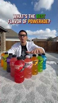 Ranking the Best Flavors of POWERADE 🥵