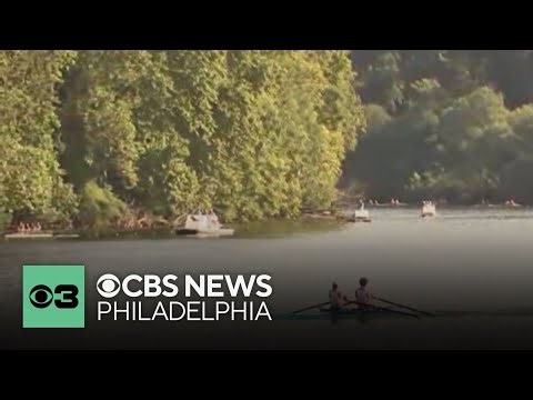 Thousands of rowers taking part in Independence Day Regatta on the Schuylkill River