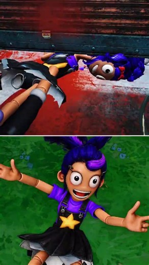 Lily Lovebraids New Vs Old Death Scene in Poppy Playtime 5 #gaming #cute #horror #love