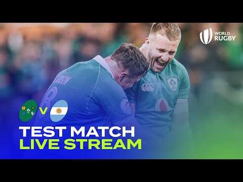 🔴 LIVE | Ireland v Argentina | Nations Championship 2026 | International Rugby Test