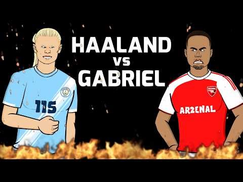 Football Challenges: HAALAND vs GABRIEL! Who will win?