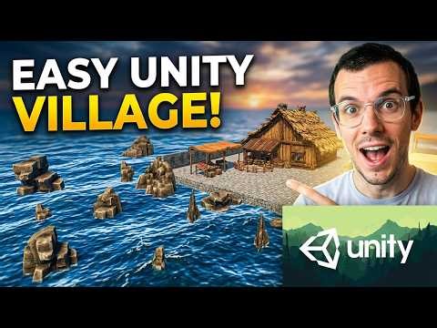How I build this amazing coastal Village in Unity | Water, Rocks & Structures