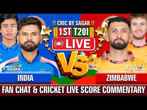 India vs Zimbabwe | IND vs ZIM | 1st T20 | Cricket Live Score & Commentary | 23 Jul 2026