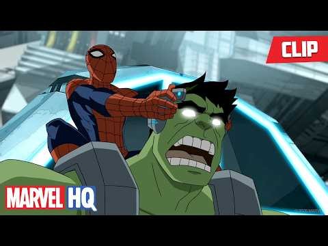 Spider-Man in Hulk's Body?! 🕷️🕸️🦸‍♂️ | Ultimate Spider-Man | @MarvelHQ