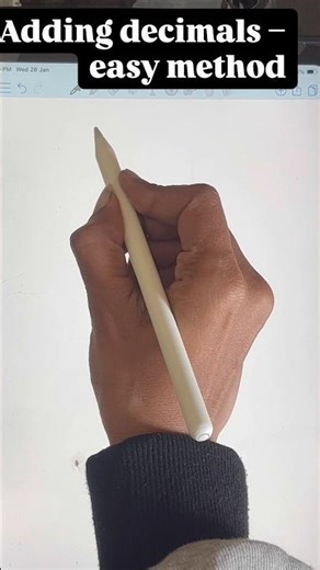 Adding Decimals in 30 sec | stop making this mistakes #decimal #maths #trending #addingdecimals