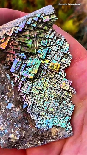 Bismuth Metal! #sciencefacts #science