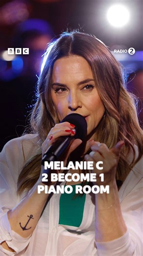 Melanie C performs the Spice Girls classic 2 Become 1 in the #R2PianoRoom 🧡 Listen on BBC Sounds | Watch on BBC iPlayer | BBC Radio 2