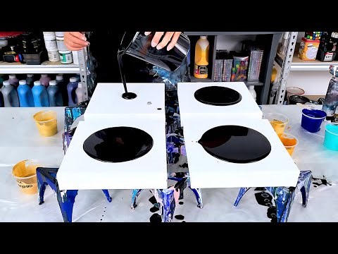 Part 2 - Best Metallic Gold For Cells with Just Paint and Water 