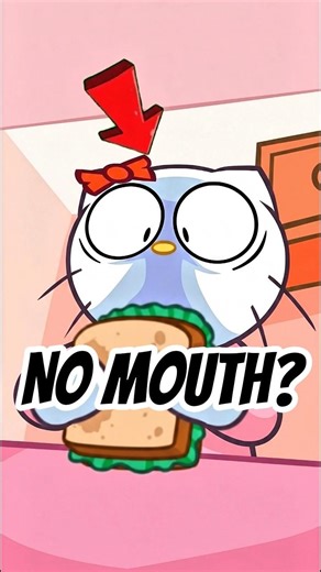 Truth about Hello Kitty's mouth.