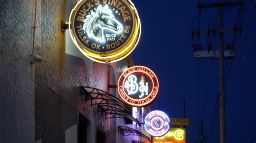 Route 66 began a resurgence in Tulsa
