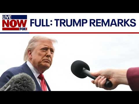 FULL: Trump talks Iran, economy & Marty Makary rumors outside White House