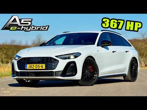 Audi A5 E-Hybrid 367HP "FASTER than S5?!" // REVIEW on AUTOBAHN